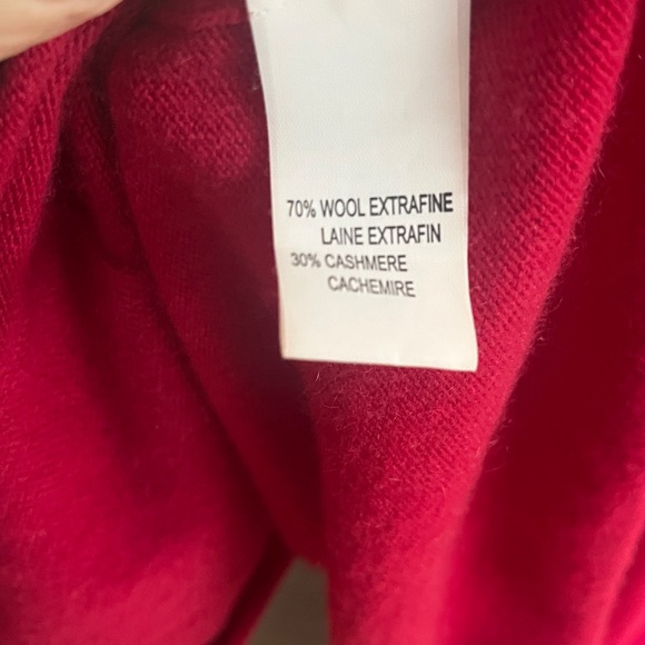 EUC Belladina made In Italy Dark Pink Wool & Cashmere - Picture 8 of 8